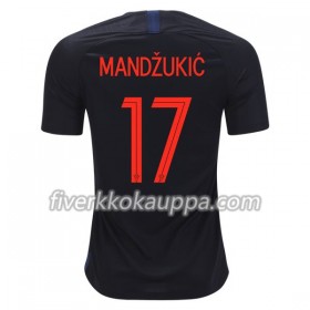 Jalkapallo Pelipaidat/Peliasut Kroatia Mandžukić 17 Vieraspelipaita World Cup 2018